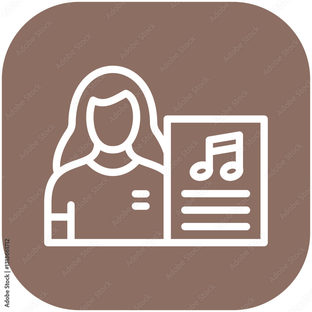Φωτογραφία Music Teacher Female Icon