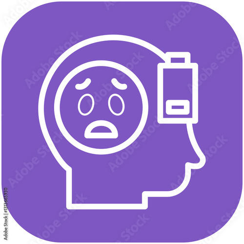 Exhausted Icon