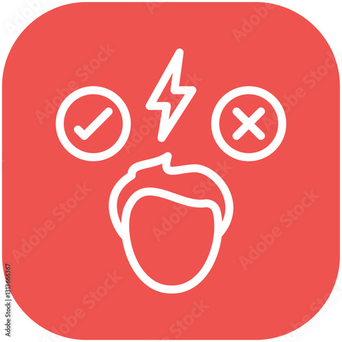 Conflicting Thoughts Icon