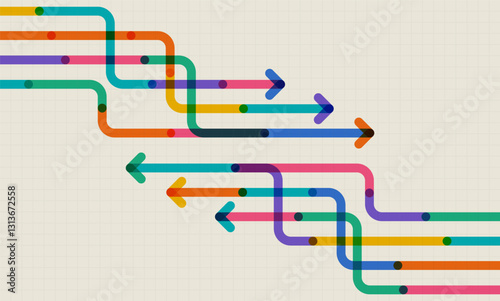 Abstract arrow direction. Business investment to success. financial data graph strategy. Technology background. High speed.