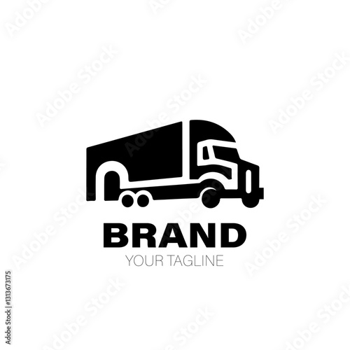 Trucking Company Logo. Trucking Company Logo Design. Trucking Company Logo Brand. Trucking Company Logo Vector Design Isolated on White Background