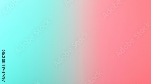 Smooth Color Gradient Background in Aqua and Coral Tones