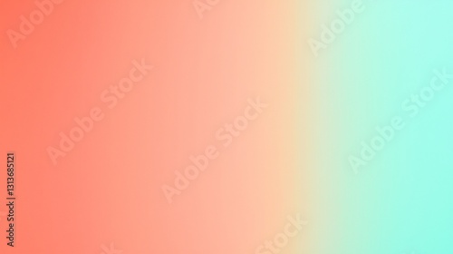 Soft Gradient Background with Gentle Blending of Coral and Teal Tones