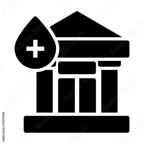 blood bank Solid icon