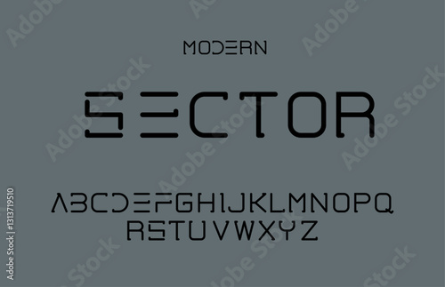 modern minimalism alphabat font, creative font, logo,  for sport, fashion, cricket, movie, racing, headlines, vector illustration