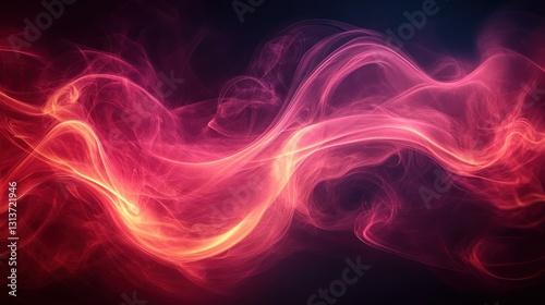 Abstract smoke swirls in vibrant colors  1 
