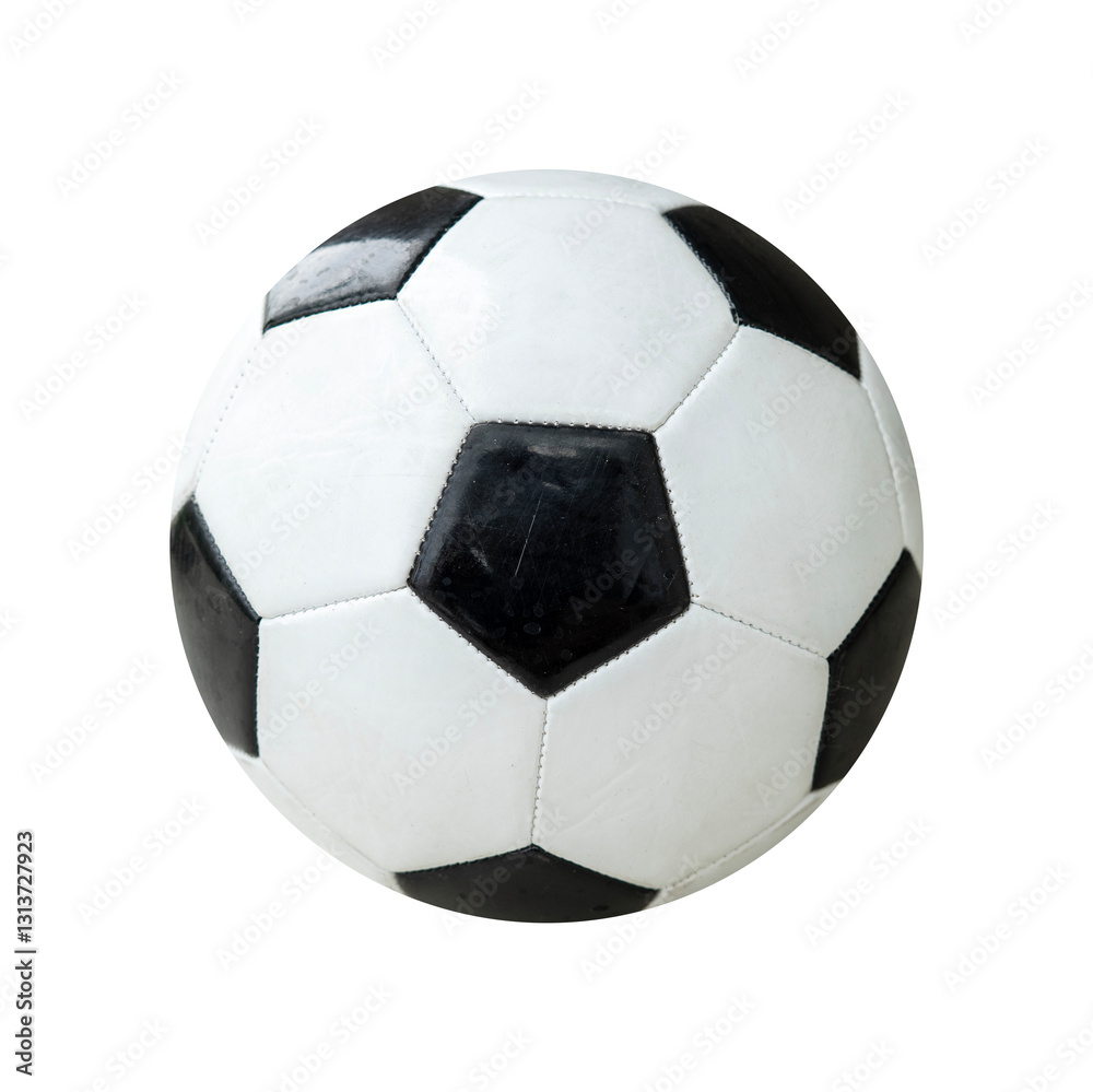 Obraz premium single round football isolated element