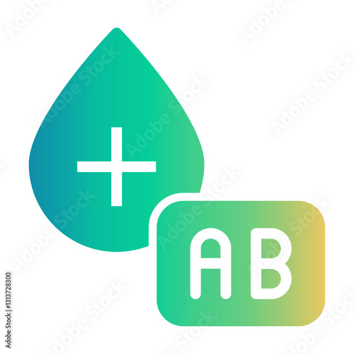 blood type Gradient icon