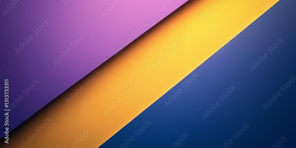 Bold geometric background with diagonal purple, yellow, and blue elements, creating a sharp, modern, and artistic contrast Bold geometric background with diagonal purple, yellow, and blue elements, creating a sharp, modern, and artistic contrast