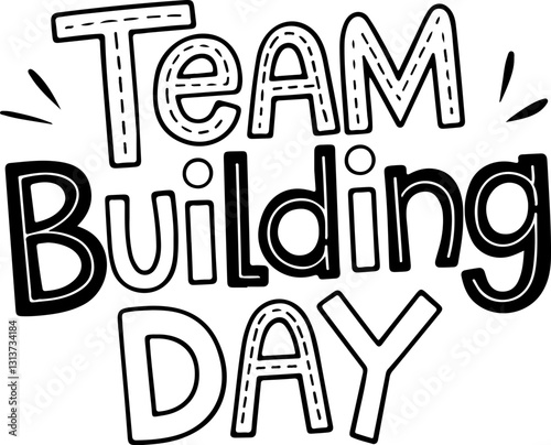 Team Building Day Sticker.