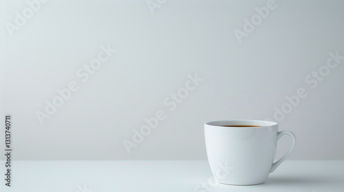 Wallpaper Mural A cup of coffee isolated on white background. Use for banner, business, advertisement, Cafe decoration purpose. Torontodigital.ca