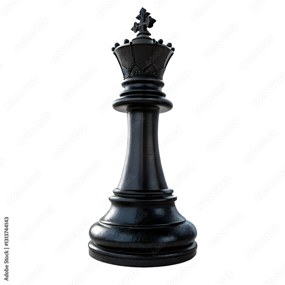 Black Queen Chess Piece: Strategy, Power, Game on transparent background Black Queen Chess Piece: Strategy, Power, Game on transparent background