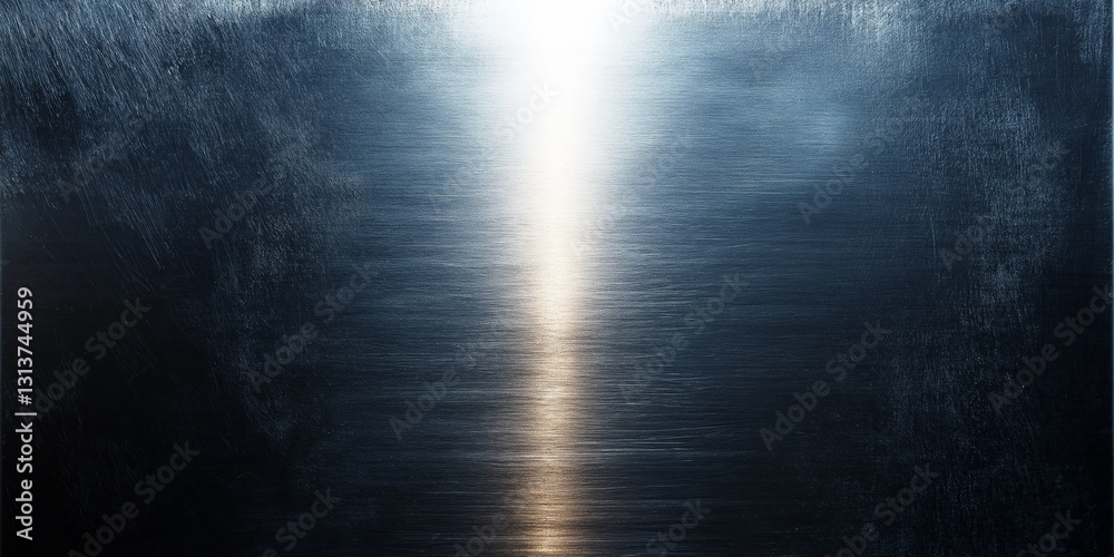 A highly polished metallic surface with a subtle blue tint and reflective light gradient. The brushed finish gives it an elegant, industrial appeal. A highly polished metallic surface with a subtle blue tint and reflective light gradient. The brushed finish gives it an elegant, industrial appeal.