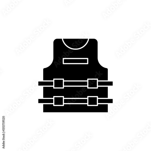 Vest glyph icon