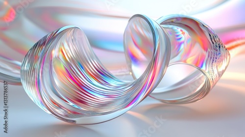 An artistic arrangement of multi-colored glass pieces that creates a visually stunning and abstract design.