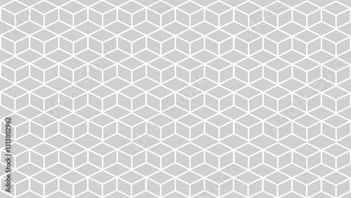 Grey and white honeycomb seamless pattern as a background	