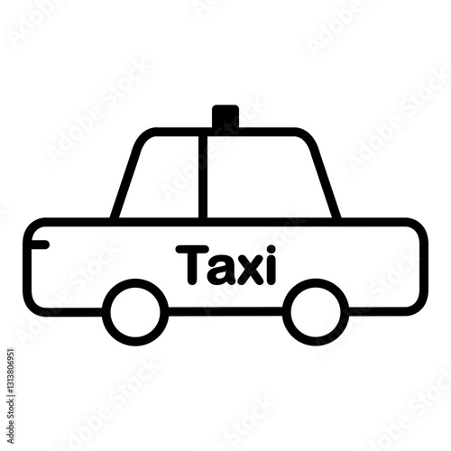 taxi car illustration