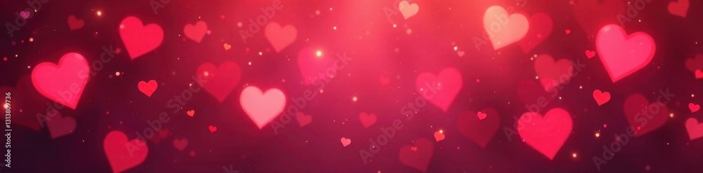Abstract heart bokeh, Abstract heart bokeh,