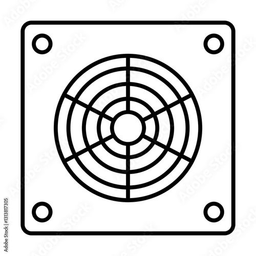 air cooler line icon