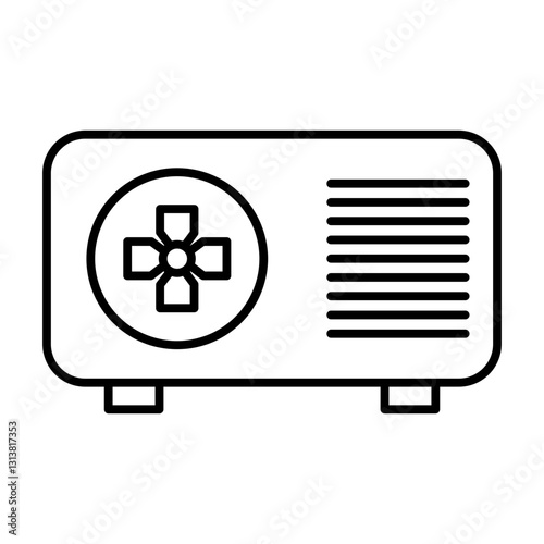 air cooler line icon
