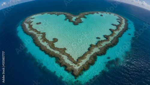 Heart Reef's Coral Lagoon in the Whitsundays