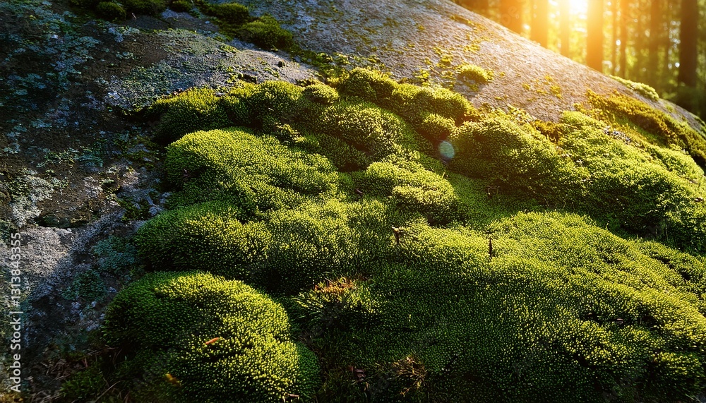 Stone surface with a delicate moss pattern and golden light reflections – luxurious, elegant design perfect for upscale projects Stone surface with a delicate moss pattern and golden light reflections – luxurious, elegant design perfect for upscale projects