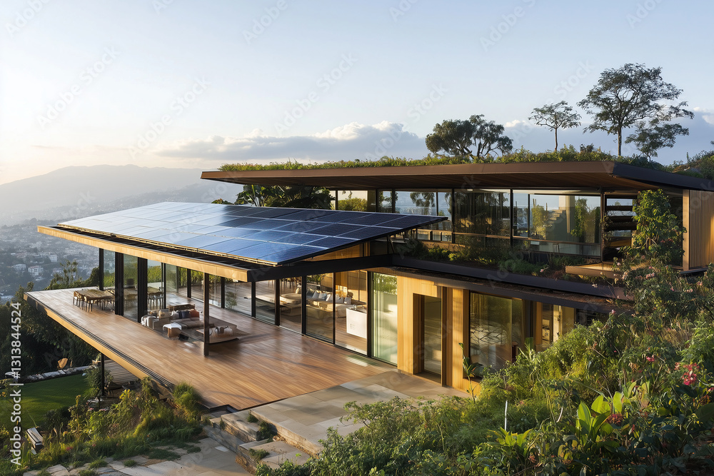 Multi-Level Eco-Luxury House with Rooftop Gardens Multi-Level Eco-Luxury House with Rooftop Gardens