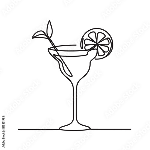 Vector  Daiquiri alcohol coctail