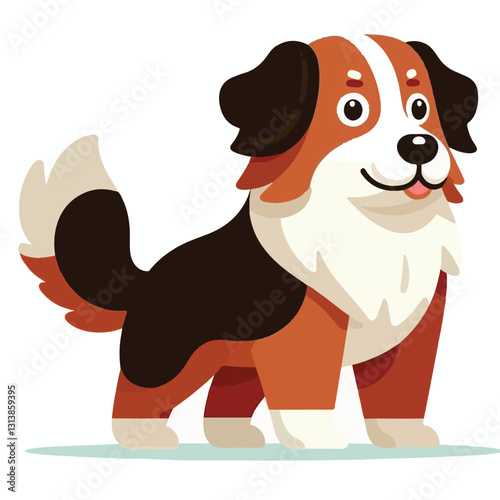 pet, happy, animal, dog, cute, puppy, domestic, adorable, portrait, canine, isolated, breed, looking, purebred, white, sitting, background, doggy, friendly, young, friendship, playful, mammal, pedigre