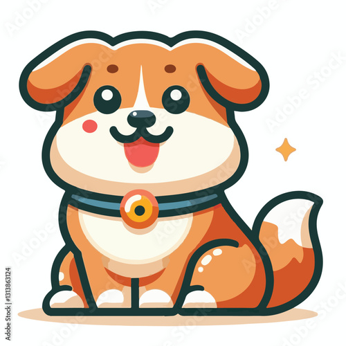 pet, happy, animal, dog, cute, puppy, domestic, adorable, portrait, canine, isolated, breed, looking, purebred, white, sitting, background, doggy, friendly, young, friendship, playful, mammal, pedigre