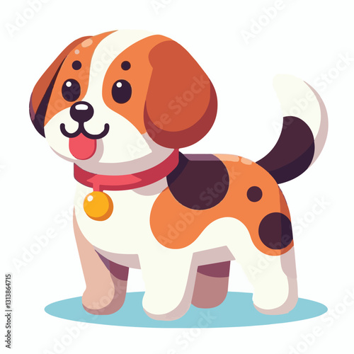 pet, happy, animal, dog, cute, puppy, domestic, adorable, portrait, canine, isolated, breed, looking, purebred, white, sitting, background, doggy, friendly, young, friendship, playful, mammal, pedigre