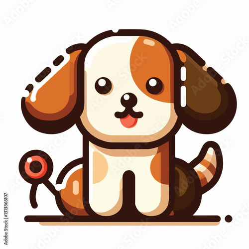 pet, happy, animal, dog, cute, puppy, domestic, adorable, portrait, canine, isolated, breed, looking, purebred, white, sitting, background, doggy, friendly, young, friendship, playful, mammal, pedigre