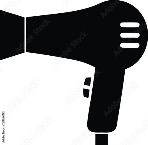 Hair dryer full black

