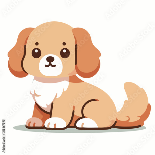 pet, happy, animal, dog, cute, puppy, domestic, adorable, portrait, canine, isolated, breed, looking, purebred, white, sitting, background, doggy, friendly, young, friendship, playful, mammal, pedigre