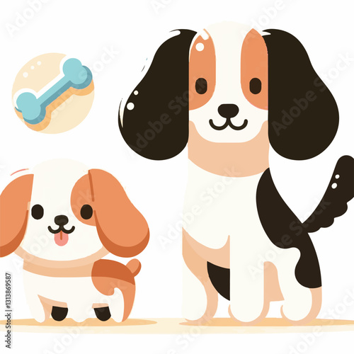 pet, happy, animal, dog, cute, puppy, domestic, adorable, portrait, canine, isolated, breed, looking, purebred, white, sitting, background, doggy, friendly, young, friendship, playful, mammal, pedigre