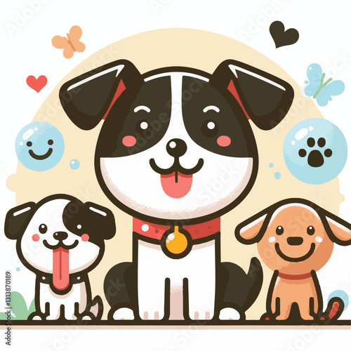 pet, happy, animal, dog, cute, puppy, domestic, adorable, portrait, canine, isolated, breed, looking, purebred, white, sitting, background, doggy, friendly, young, friendship, playful, mammal, pedigre