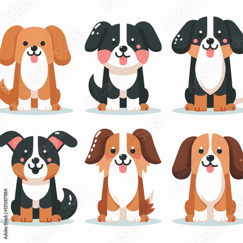 pet, happy, animal, dog, cute, puppy, domestic, adorable, portrait, canine, isolated, breed, looking, purebred, white, sitting, background, doggy, friendly, young, friendship, playful, mammal, pedigre