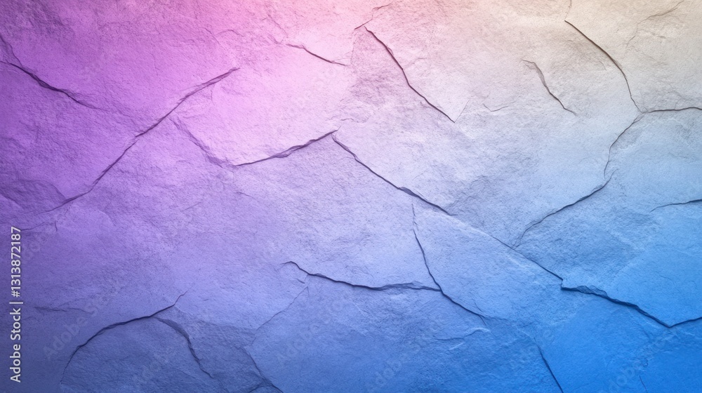 Naklejka premium Abstract Stone Texture: Cool Hues and Fractured Surface