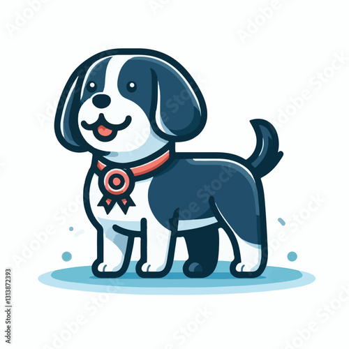 pet, happy, animal, dog, cute, puppy, domestic, adorable, portrait, canine, isolated, breed, looking, purebred, white, sitting, background, doggy, friendly, young, friendship, playful, mammal, pedigre