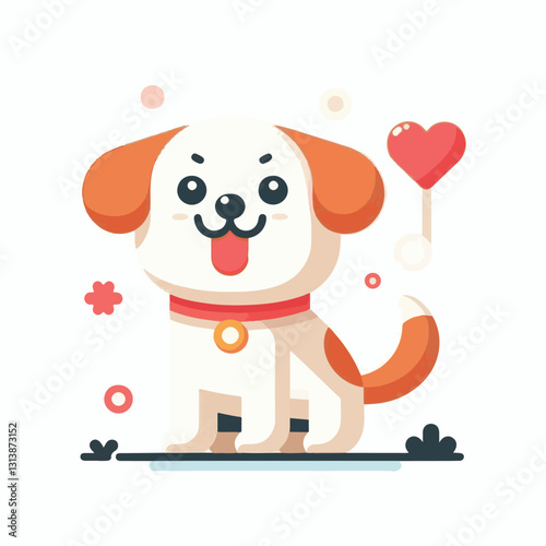 pet, happy, animal, dog, cute, puppy, domestic, adorable, portrait, canine, isolated, breed, looking, purebred, white, sitting, background, doggy, friendly, young, friendship, playful, mammal, pedigre