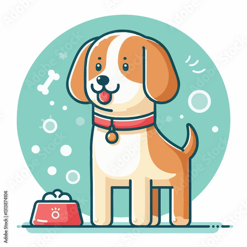 pet, happy, animal, dog, cute, puppy, domestic, adorable, portrait, canine, isolated, breed, looking, purebred, white, sitting, background, doggy, friendly, young, friendship, playful, mammal, pedigre