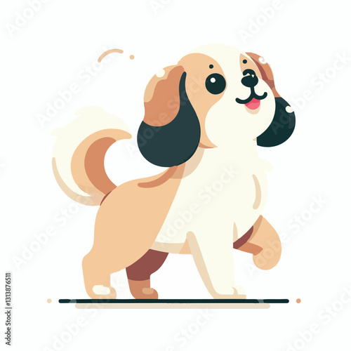 pet, happy, animal, dog, cute, puppy, domestic, adorable, portrait, canine, isolated, breed, looking, purebred, white, sitting, background, doggy, friendly, young, friendship, playful, mammal, pedigre