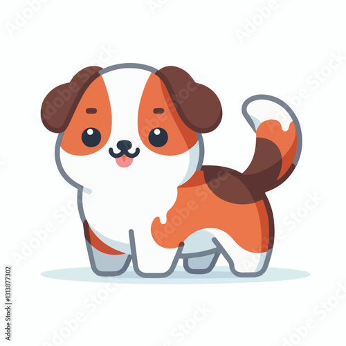 pet, happy, animal, dog, cute, puppy, domestic, adorable, portrait, canine, isolated, breed, looking, purebred, white, sitting, background, doggy, friendly, young, friendship, playful, mammal, pedigre