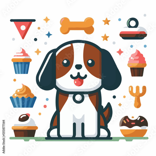 pet, happy, animal, dog, cute, puppy, domestic, adorable, portrait, canine, isolated, breed, looking, purebred, white, sitting, background, doggy, friendly, young, friendship, playful, mammal, pedigre