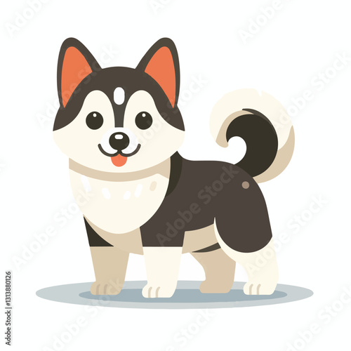 pet, happy, animal, dog, cute, puppy, domestic, adorable, portrait, canine, isolated, breed, looking, purebred, white, sitting, background, doggy, friendly, young, friendship, playful, mammal, pedigre
