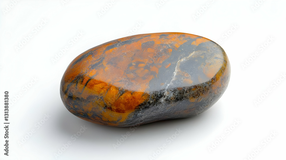 Photo of Polished Stone Mineral Rock Geology Brown Orange Grey Smooth Texture Photo of Polished Stone Mineral Rock Geology Brown Orange Grey Smooth Texture