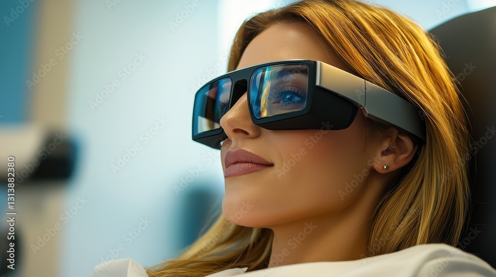 Naklejka premium Smart Glasses for Medical Professionals
