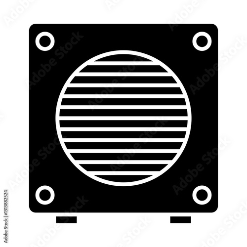 cooler glyph icon