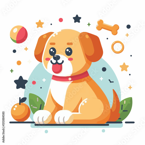 pet, happy, animal, dog, cute, puppy, domestic, adorable, portrait, canine, isolated, breed, looking, purebred, white, sitting, background, doggy, friendly, young, friendship, playful, mammal, pedigre