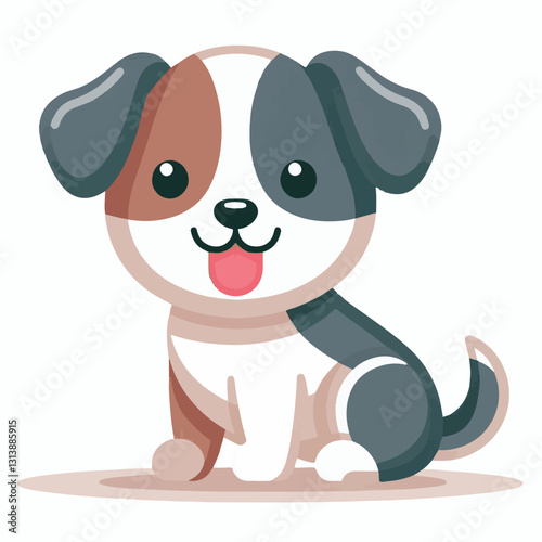 pet, happy, animal, dog, cute, puppy, domestic, adorable, portrait, canine, isolated, breed, looking, purebred, white, sitting, background, doggy, friendly, young, friendship, playful, mammal, pedigre